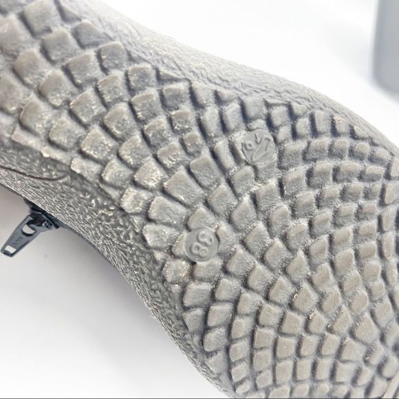 Rieker Faux Fur Wedge Black Booties Size 8 - Picture 11 of 14